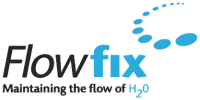 Flow Fix Logo - Black